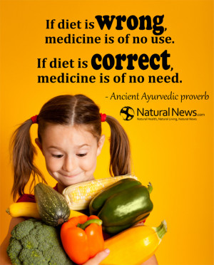 If diet is wrong, medicine is of no use. If diet is correct, medicine ...