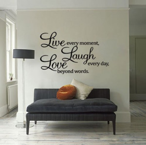 ... Quote Family Love Wall Decal Vinyl Sticker Decoration Removable Free