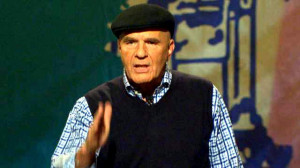 Wayne Dyer on the PBS set of Wishes Fulfilled