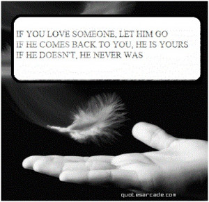 Letting go