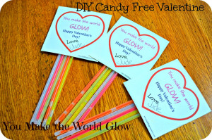 Building Our Story: Candy Free Valentine - You Make The World Glow