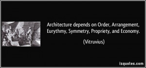 More Vitruvius Quotes