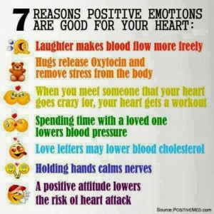 Reasons to positive emotions