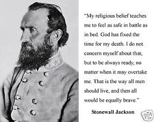 Stonewall Jackson Civil War General Quote 