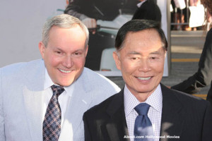 Brad Altman and George Takei Larry Crowne premiere picture ...