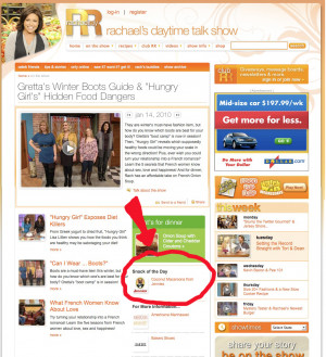 Click Here For Rachael Ray's Article