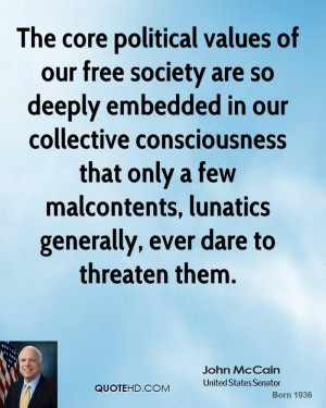 John McCain Society Quotes