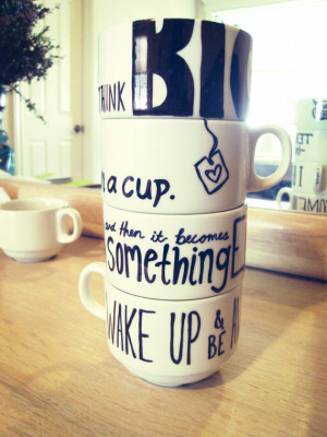 Inspirational Quotes and Customized Coffee Mug