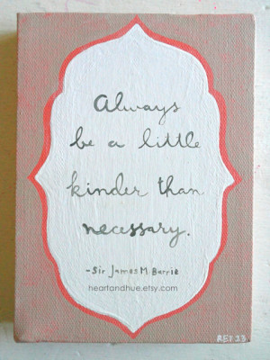 Sir James Barrie Quote (5x7 Canvas)