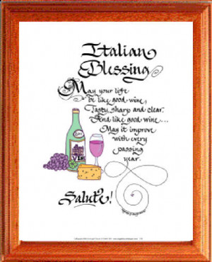 Italian Blessing Bridesmaid Aid