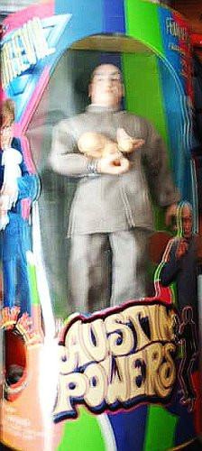 Dr. Evil Action Figure with Extended Pinky Finger and Mr ...