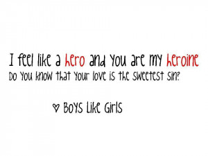 Displaying (17) Gallery Images For Boys Like Girls Quotes...