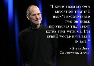 know from my own education that if I hadn’t encountered two or ...