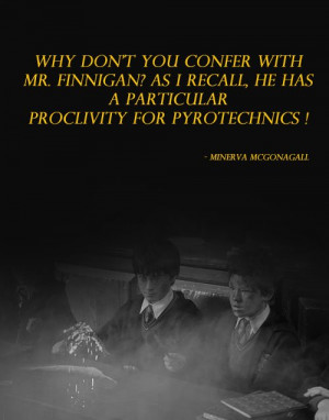 Professor Mcgonagall Minerva Quote