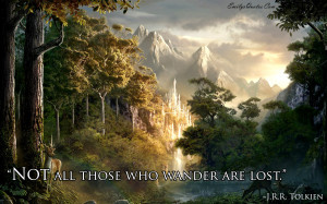 ... .Com - wisdom, Intelligence, wander, travel, J.R.R. Tolkien