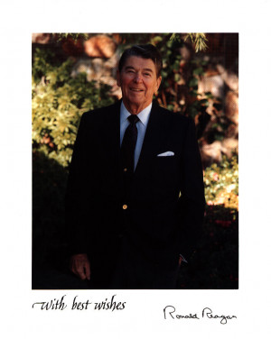 Ronald Reagan Autograph