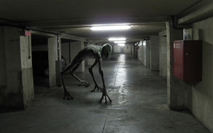 monsters hallway creep spooky creatures alien life forms alien garage ...