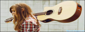 girl, guitar, strings, music, fb, cover, timeline
