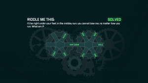 you can activate riddler s machine and solve a riddle