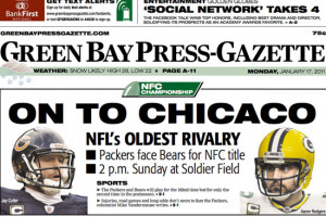 This Monday, the Green Bay Press-Gazette ran a big, bold front page ...
