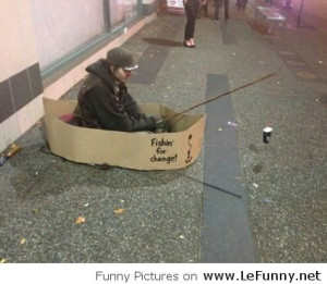 Fishing Homeless Guy – Funny Pictures – Funny pictures with ...