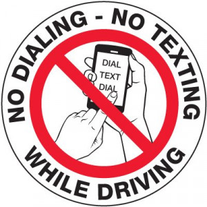 Labels > No Texting Security Dialing/Texting While Driving