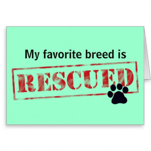 Rescue Is My Favorite Breed Rescued is my favorite breed!