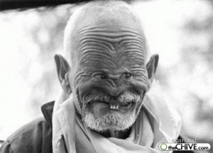 Collection of weird funny looking people