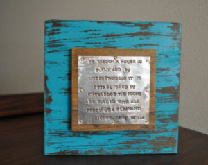 Scripture house warming gift, weddi ng gift, bible verse, religious ...