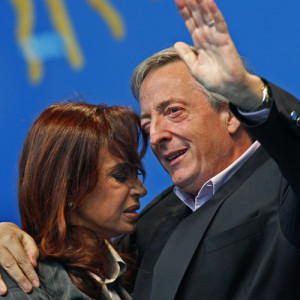 Nestor Kirchner Argentina s President Cristina Fernandez de