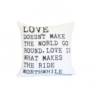 ... day typography quote love pillow cover throw pillow script 18x18