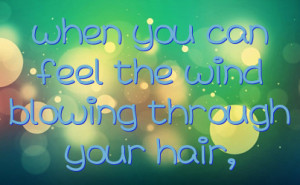 Wind Blowing Through Your Hair Funny Facebook Quote