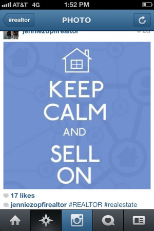 Keep Calm and SELL ON #Realtor
