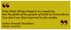 Haiti Earthquake Quote