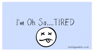 圖片標題： oh so TIRED!