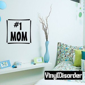Mom Mother's Day Holiday Vinyl Wall Decal Mural Quotes Words F041