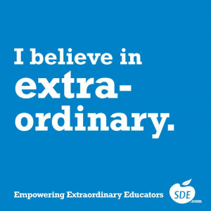 believe in extraordinary.