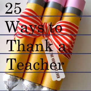 Teacher Thank You Craft