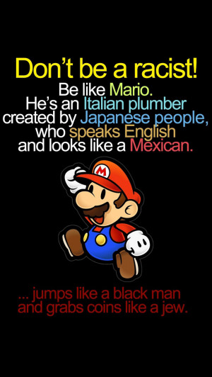 Mario Funny iPhone Wallpaper