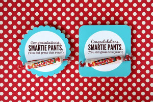 Congratulations Smartie Pants Gift Tags from Beth Proudfoot