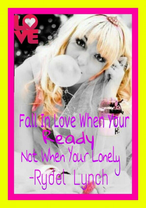 Made this -Rydel lynch quote