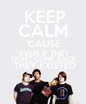 andy hurley, believers never die, fall out boy, joe throman, keep calm ...