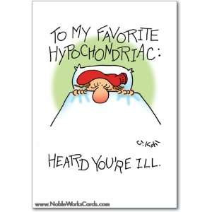 Funny Birthday Card Favorite Hypochondriac Humor Greeting Joe