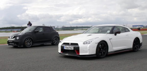 Nissan GT-R Nismo vs Nissan Juke-R 2.0 - Drag race