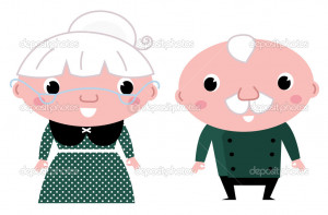 Cute Elderly Couple...