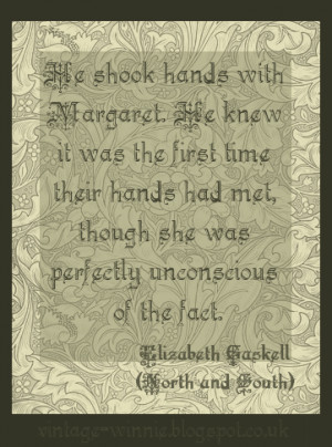 He shook hands with Margaret