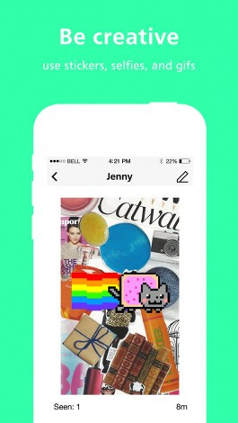 ... way to share selfies, stickers, quotes, & emoji for iPhone screenshot