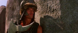 Arnold Schwarzenegger as Conan in Conan the Barbarian (1982)