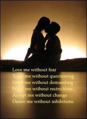 Love Without Fear Quotes | Love Quote Image