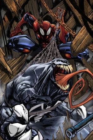 Spider-Man Vs Venom by Gerardo Sandoval